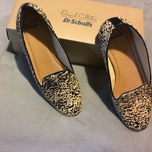 Cheetah print loafers