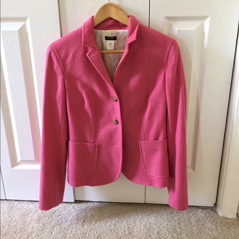 Pink J. Crew Blazer