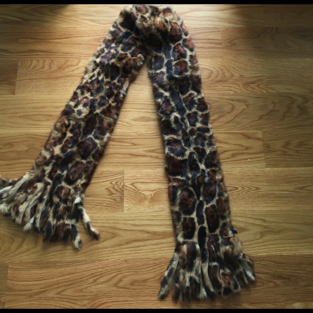Etcetera Rabbit Fur Scarf