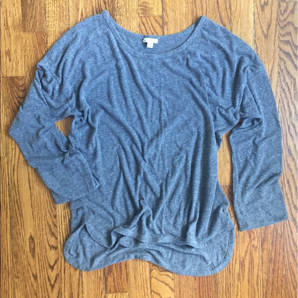 Slouchy long sleeve t shirt