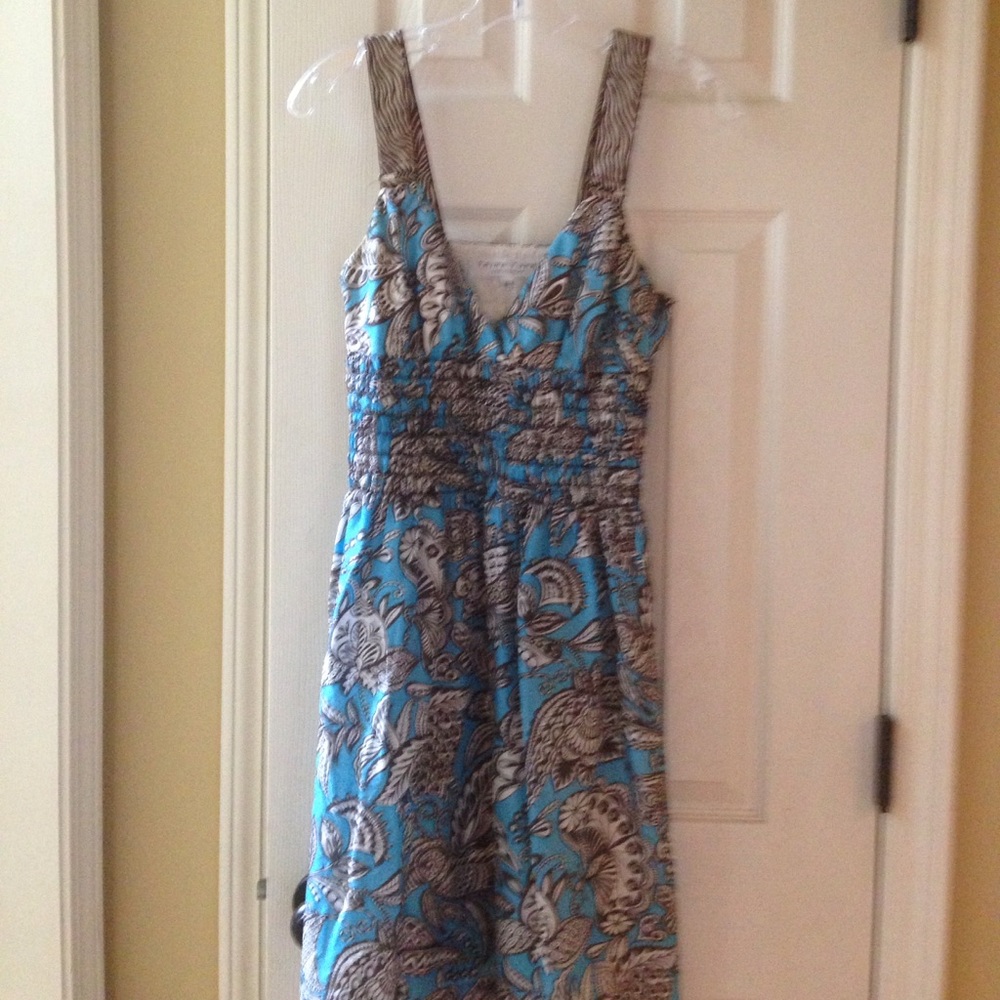 Trina Turk  lined silk dress.