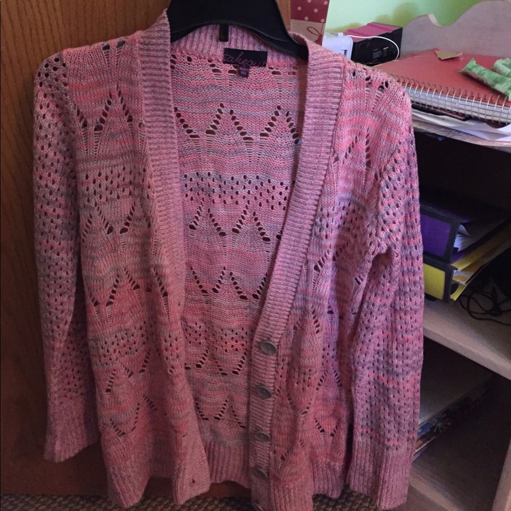 Brand new!! Never worn!! Colorful cardigan!