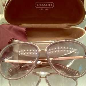 Coach 'Kendra' gray sunglasses
