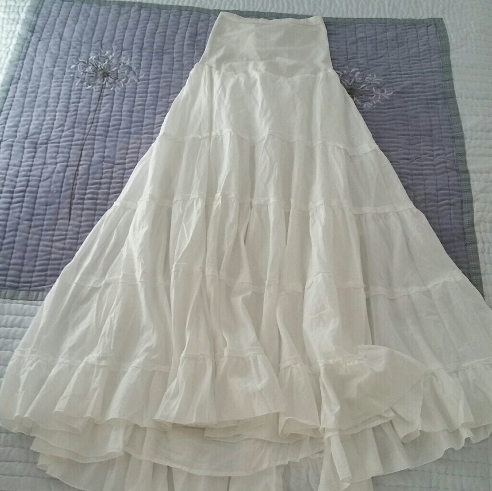 Motherhood boho maxi skirt
