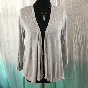 3/$12 a.n.a. heather grey open-front cardigan 3/$12 a.n.a. heather grey open-front cardigan
