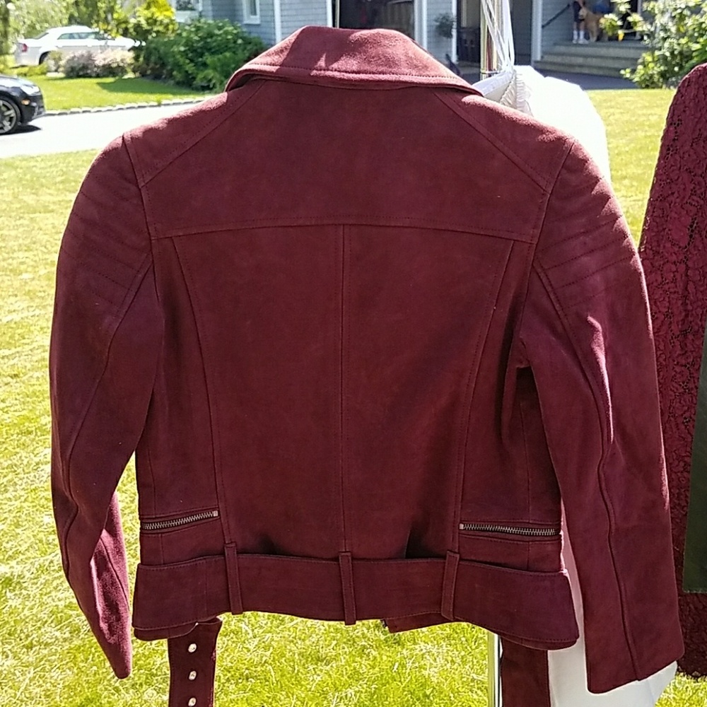 LAMARQUE Laetica Suede Moto Jacket - Picture 2 of 3
