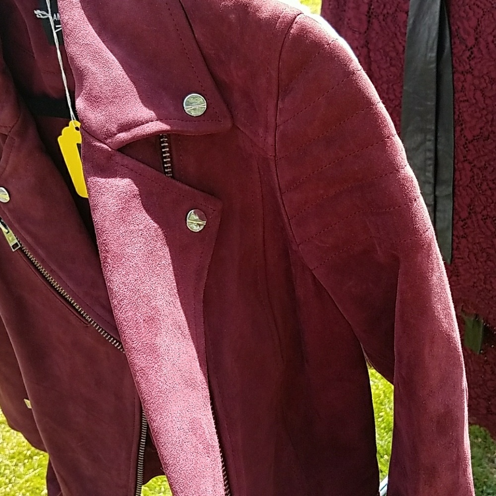 LAMARQUE Laetica Suede Moto Jacket - Picture 3 of 3