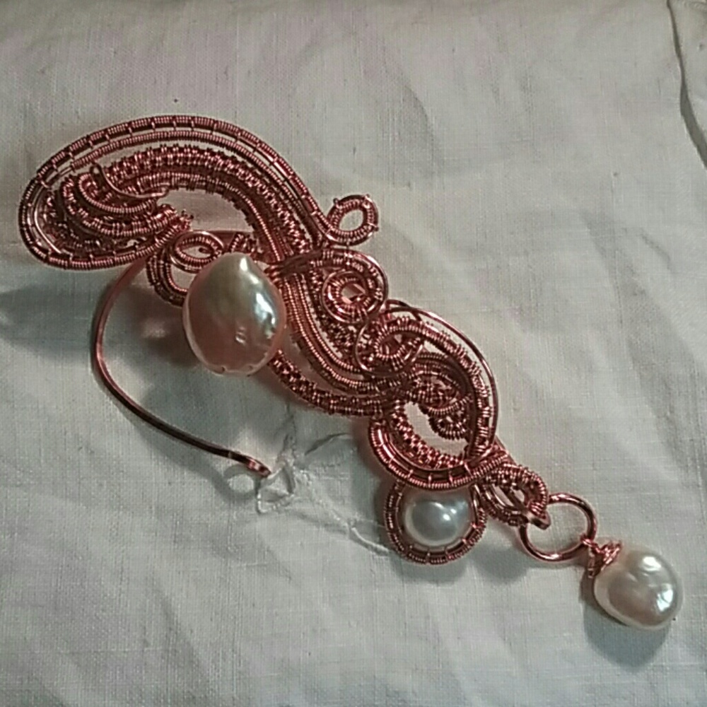 Fresh Water Pearl Ear Cuff