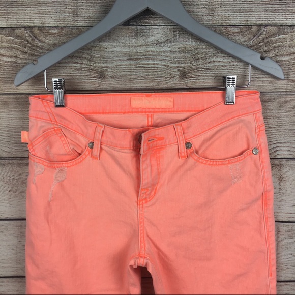 NWOT ROCK & REPUBLIC Womens Skinny Ankle Orange 6 - Picture 3 of 7