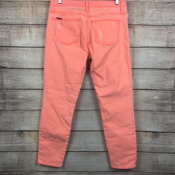 NWOT ROCK & REPUBLIC Womens Skinny Ankle Orange 6 - Picture 7 of 7