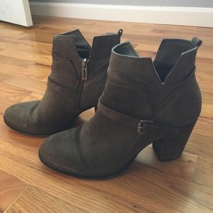 Olive Booties by Ivanka Trump Sz 12