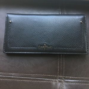 Cole Haan slim black wallet