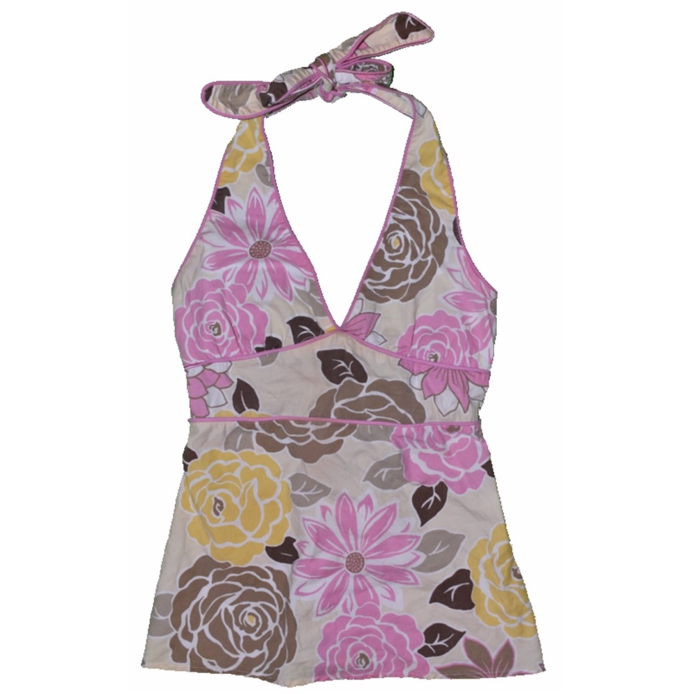 Flirty Floral Halter Top