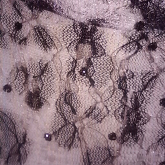NWOT Allen B Stretchy Lace Leopard Print Top - Picture 3 of 5