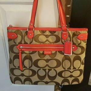 Coach burnt orange Hobo bag - never used, new cndt