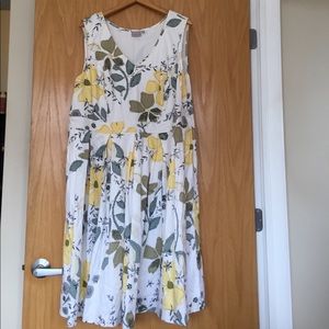Fit and flare sleeveless dress