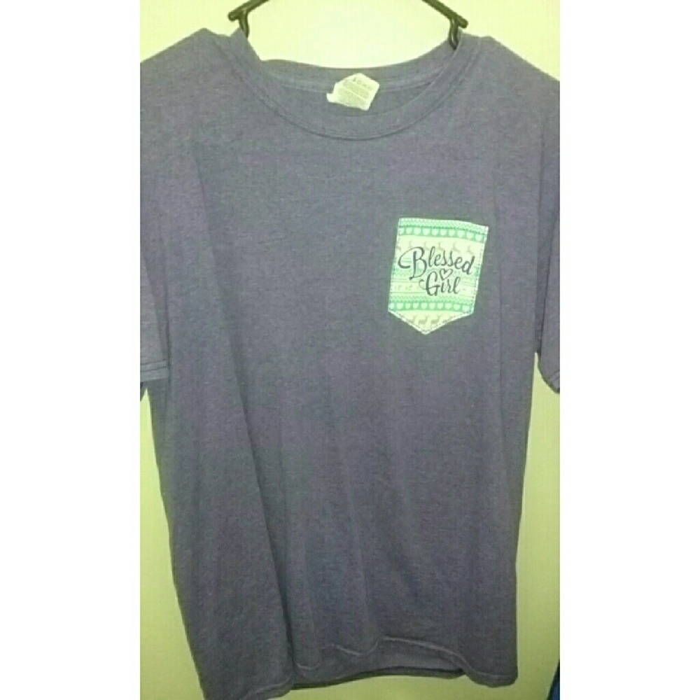 I am selling a blessed girl t-shirt.