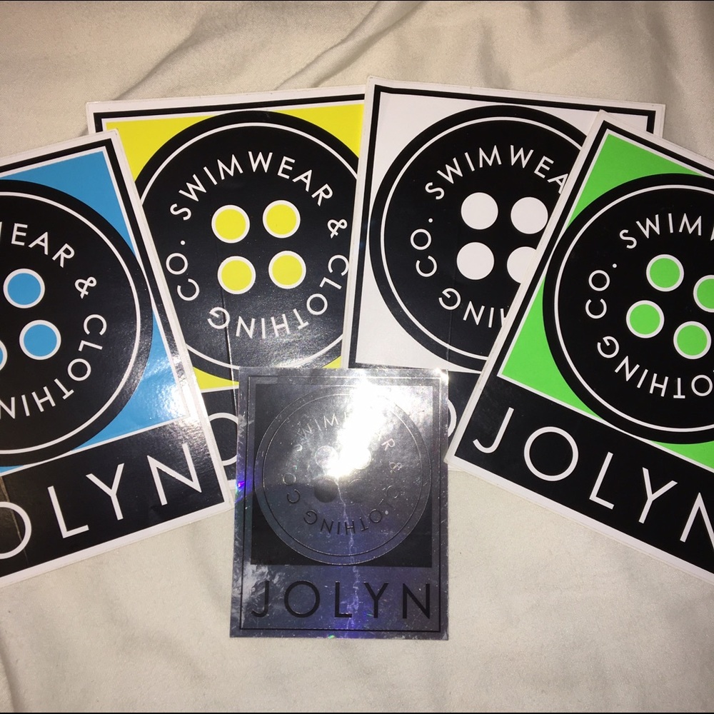 Jolyn Sticker May Be INCLUDED