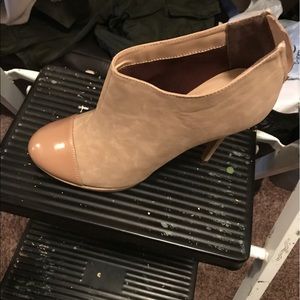 Tan ankle bootie
