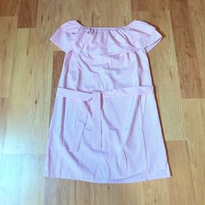 Off the shoulder mini dress