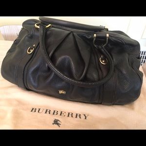 Burberry Handbag Chocolate Leather