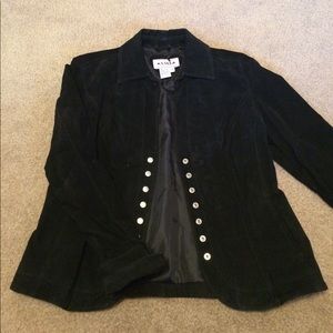 Black Suede jacket, new with tags, size medium