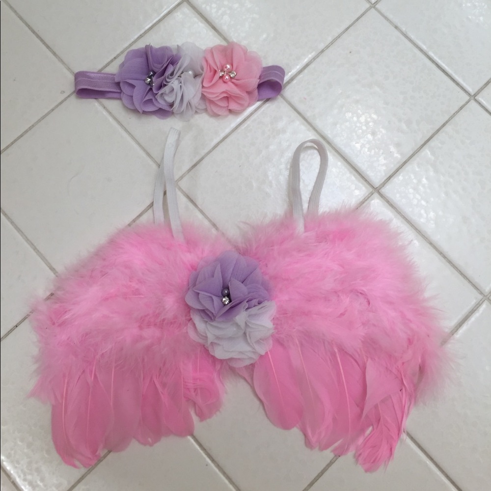 Angel wings photo prop