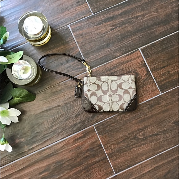 Coach Handbags - Signature Coach Wristlet