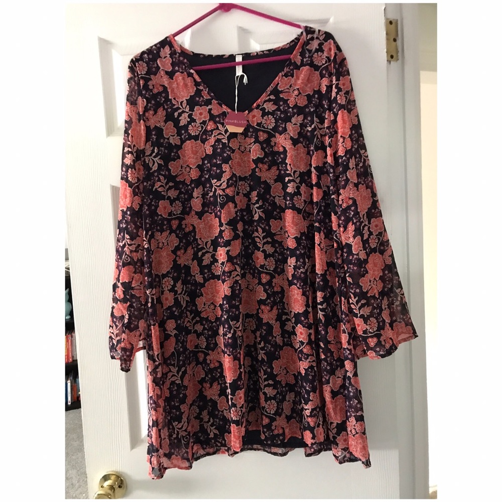 Floral maternity dress