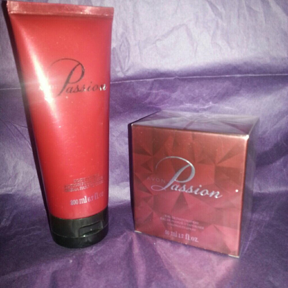 Avon's Passion cologne & lotion