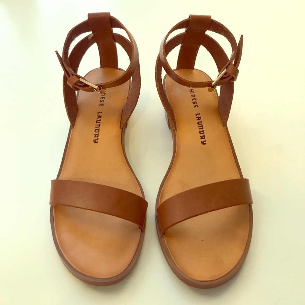 🌸Boho chic, brown leather sandals🌸
