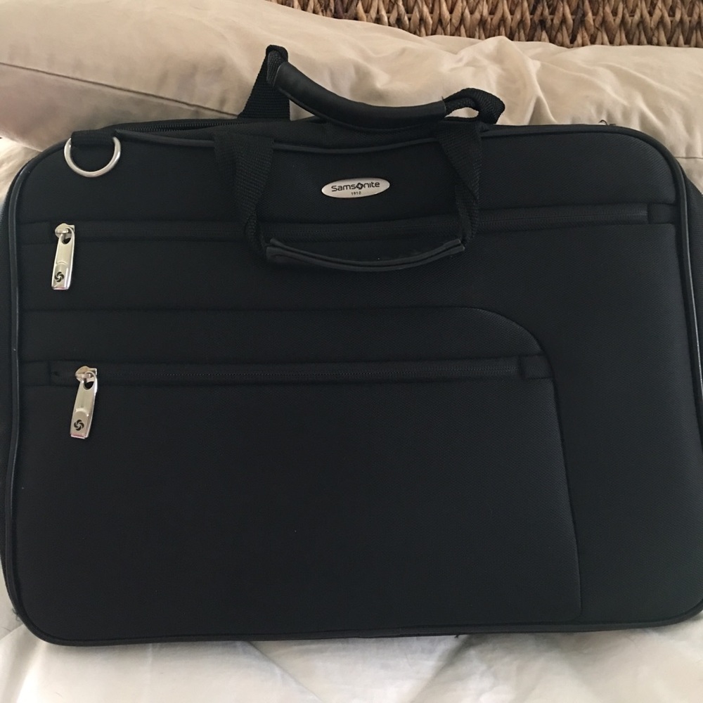 Laptop briefcase, lots of room & pockets.