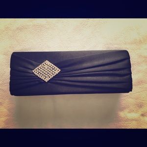 Black Satin Clutch