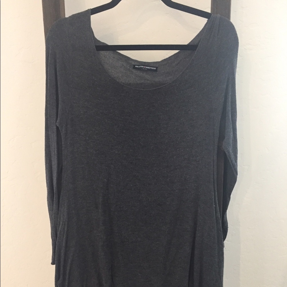 Grey Brandy Melville lounge shirt