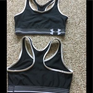 Two Under Armor sports bras - size xs