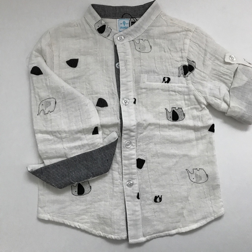 Elephant Button down shirt