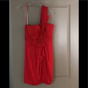 BCBGMaxazria Red Cocktail Dress