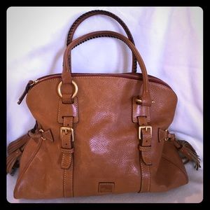 Dooney & Bourke Natural Domed Buckle Satchel