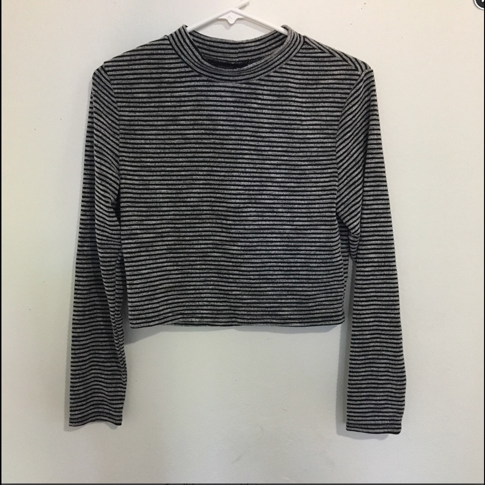 Striped crop top