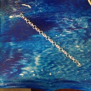 💜STIRLING SILVER 925 AMETHYST BRACELET 🕉