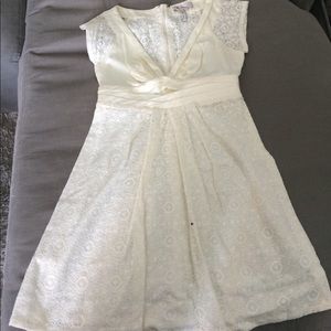 Ivory lace dress