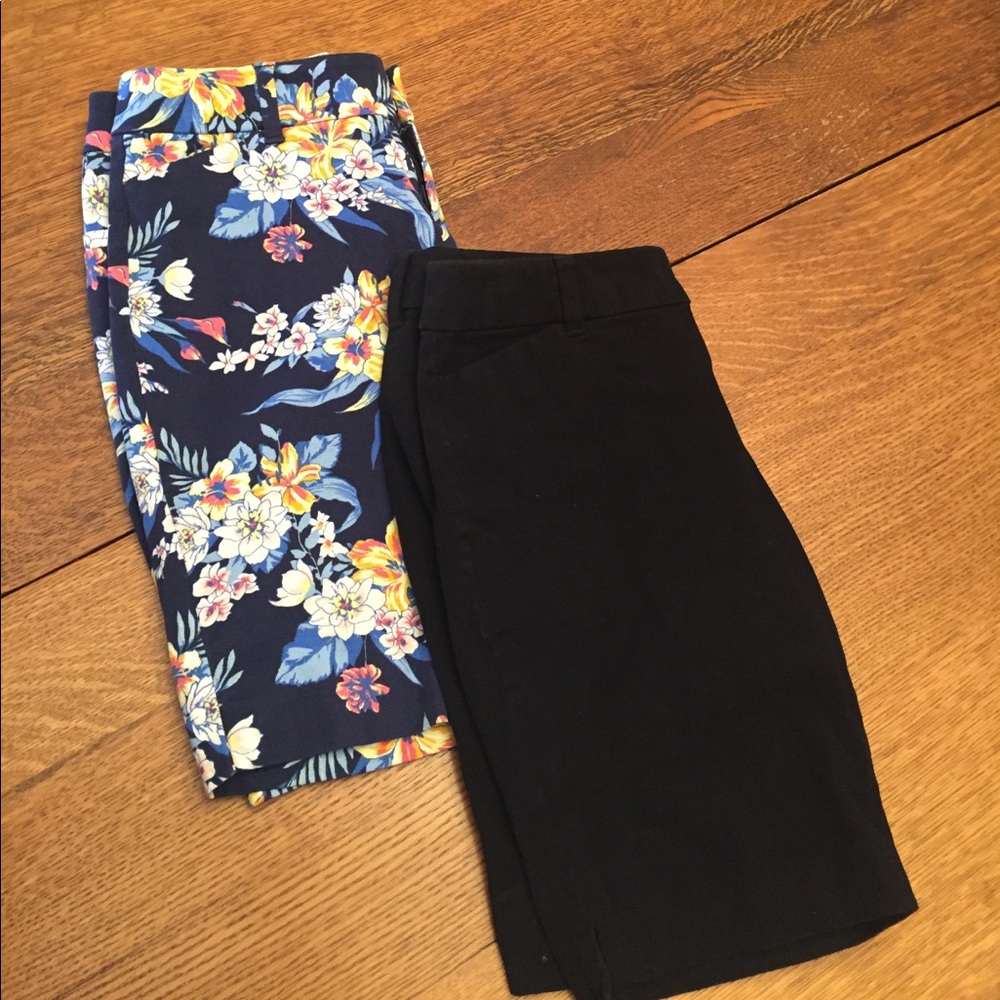 Two pair Old Navy bermudas