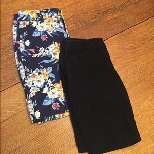 Two pair Old Navy bermudas