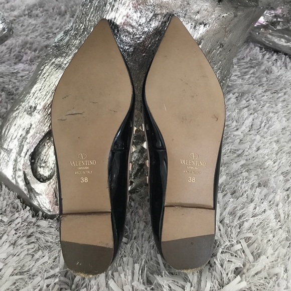 ❌❗️SOLD ❗️❌Valentino Rockstud ballerina flats 38 - Picture 4 of 4