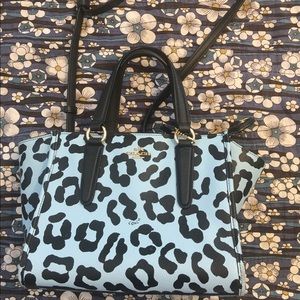 Coach Mini Crosby- Ocelot print