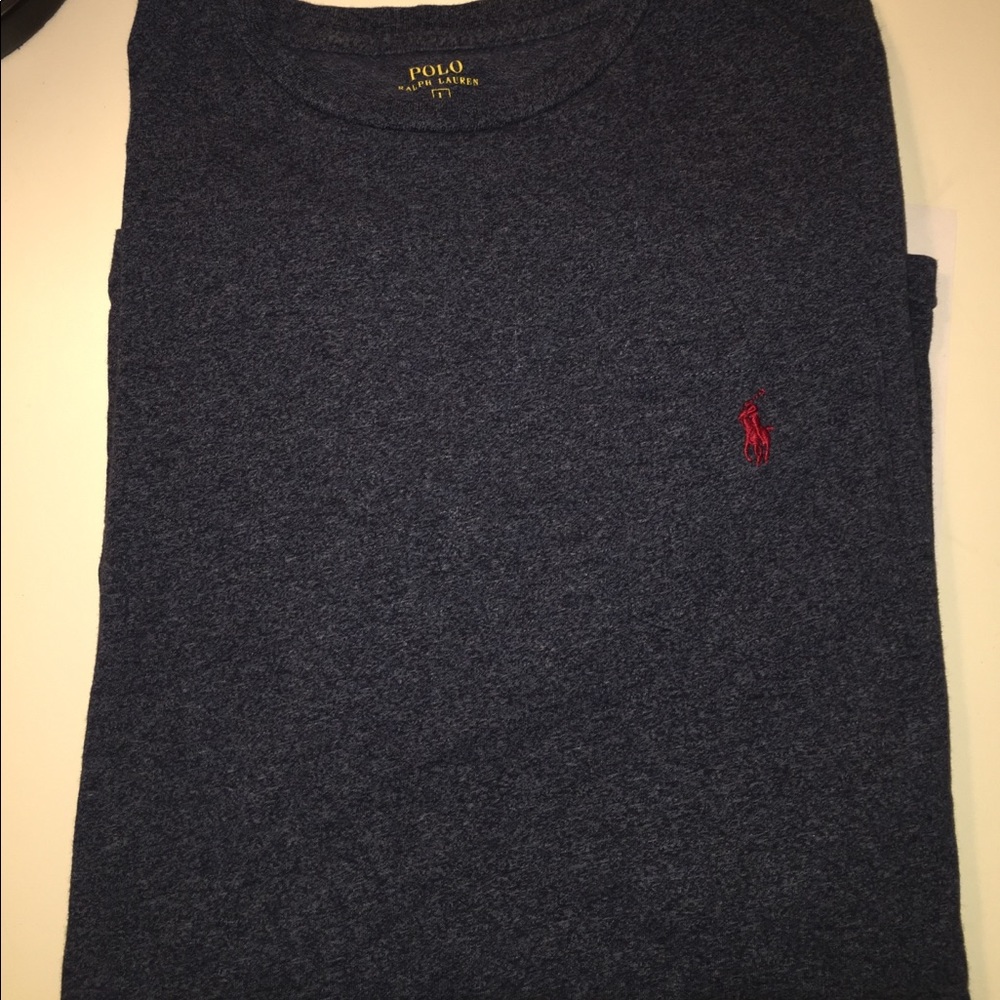 Polo Ralph Lauren Navy Pocket T-Shirt. Large