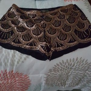 Sequin shorts