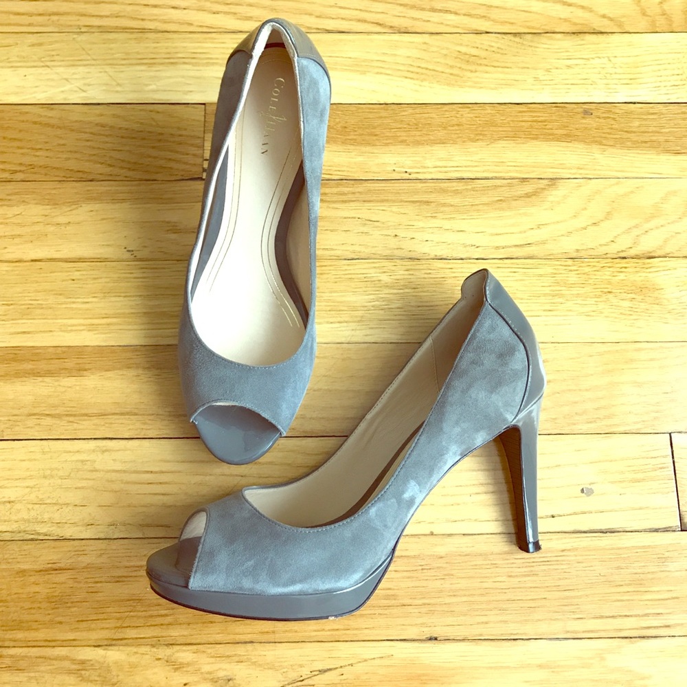 Cole Haan Nike Air peep toe heels