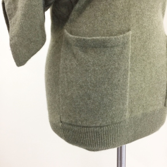 [ cynthia rowley ] green cashmere sweater dolman - Picture 4 of 8