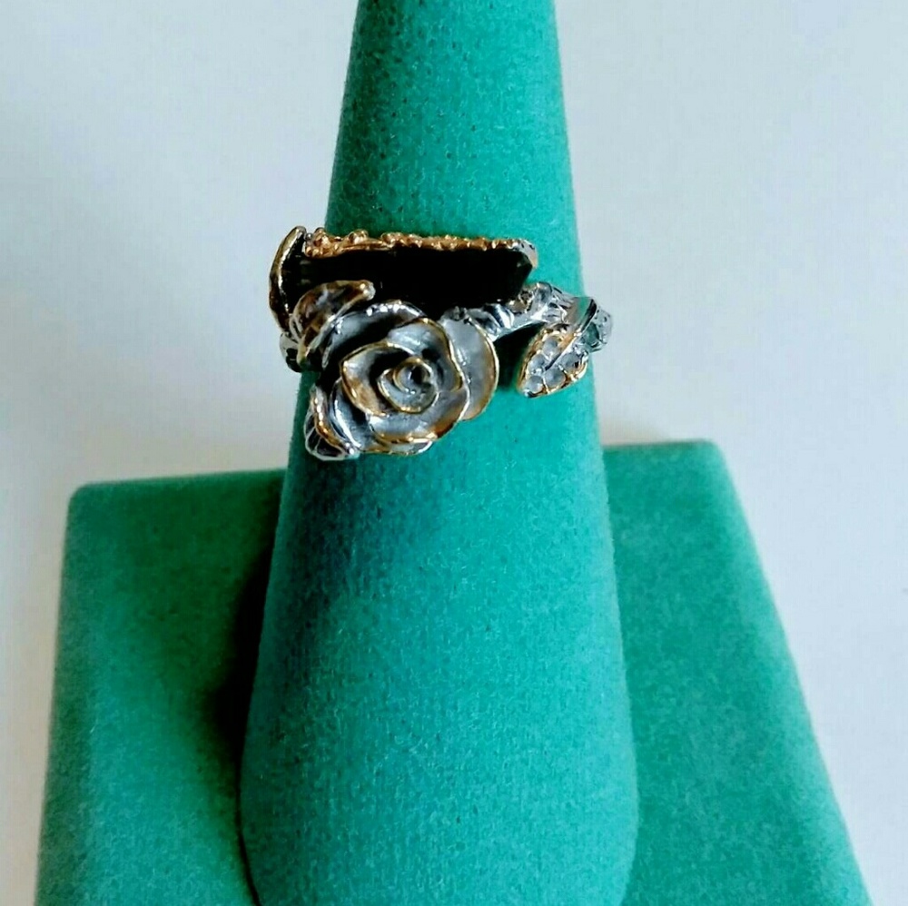 NWT Tourmaline Multi-Tone Ring Sterling Silver